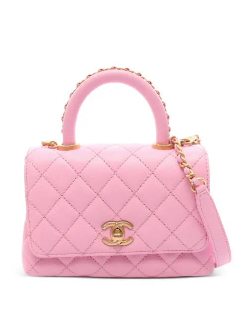 CHANEL Pre-Owned mini Coco Handle quilted handbag