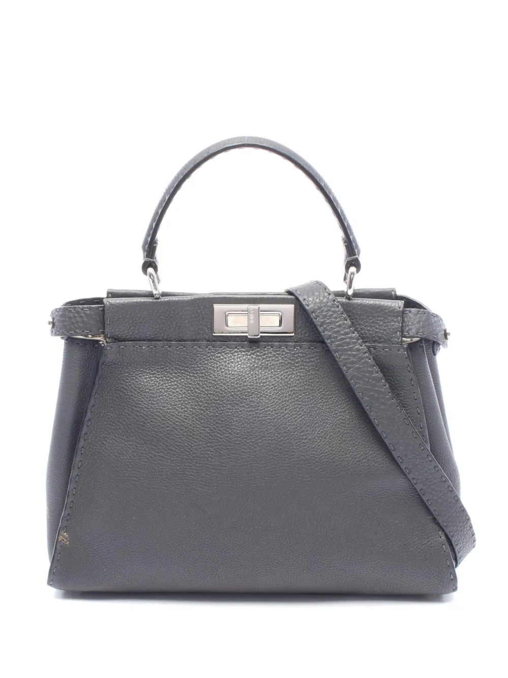 Fendi Pre-Owned 2010s Peekaboo Selleria handbag - Grigio