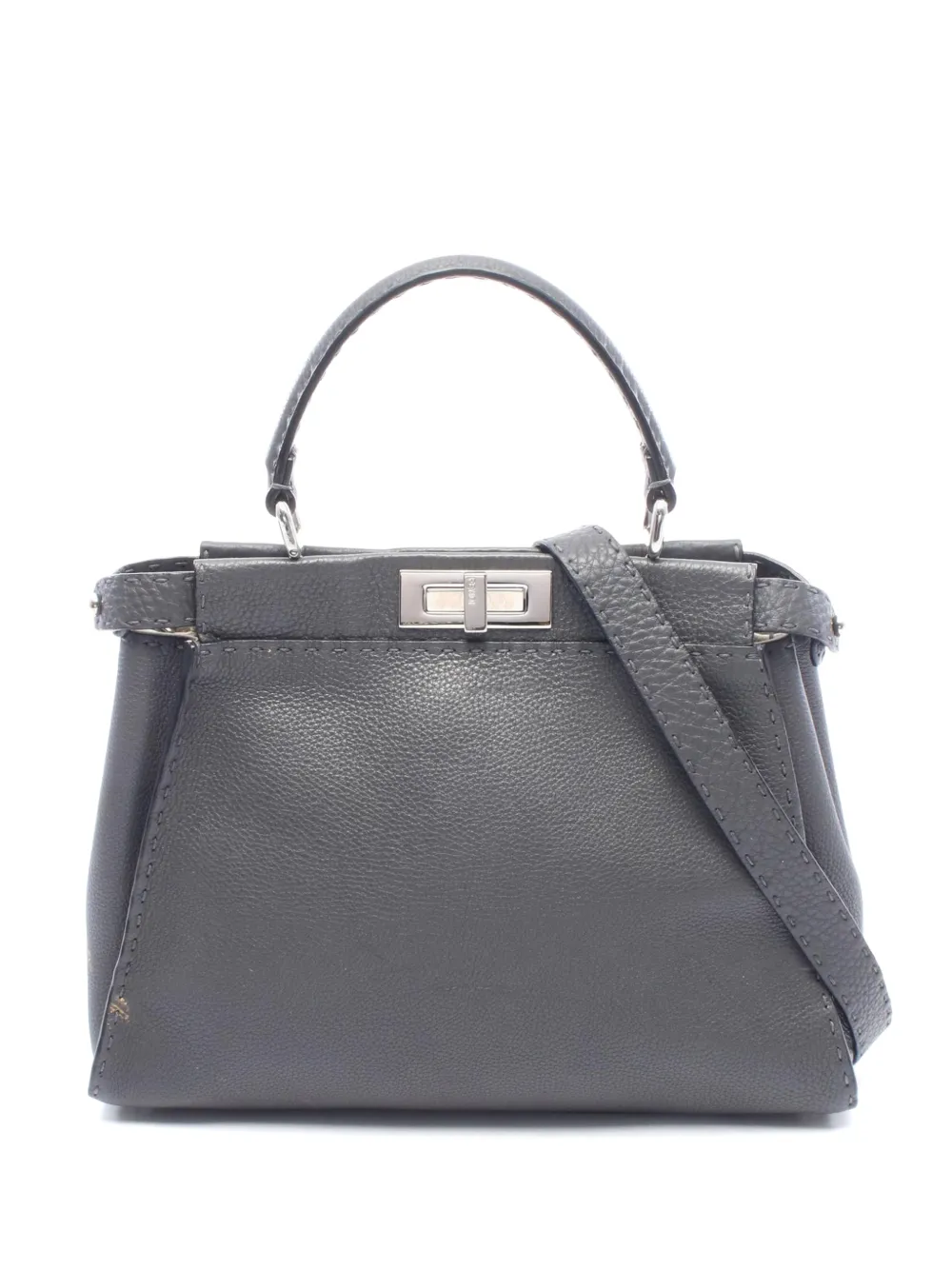 Fendi Pre-Owned 2010s Peekaboo Selleria handbag - Grigio