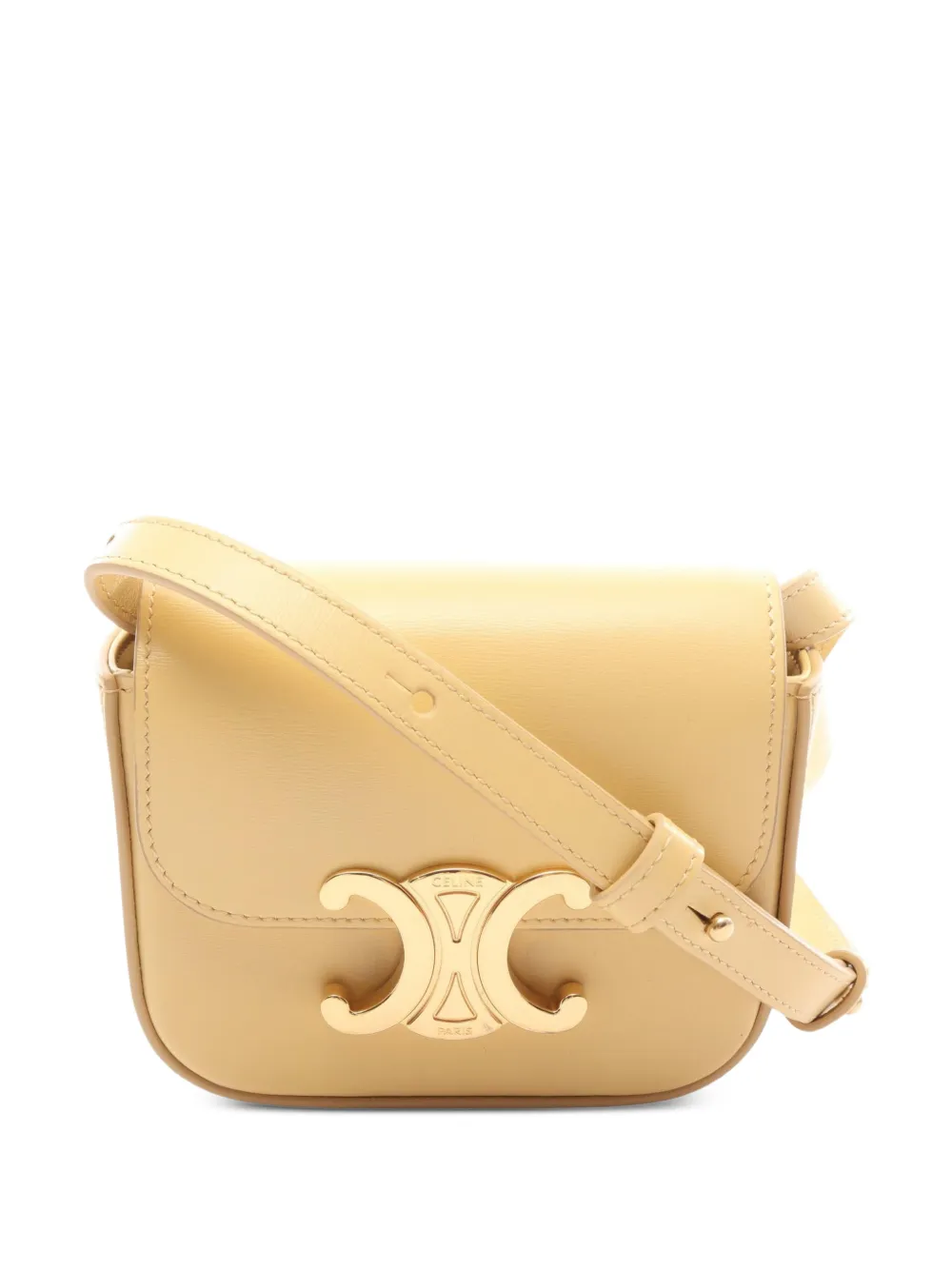 Celine Pre-Owned 2010s mini Claude Schultertasche - Gelb