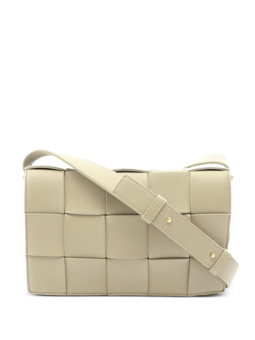 Bottega Veneta Pre-Owned 2010s Cassette maxi Intrecciato shoulder bag - Toni neutri