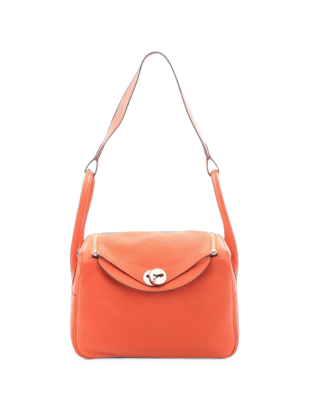 Hermès Pre-Owned 2022 26 Lindy shoulder bag - Arancione