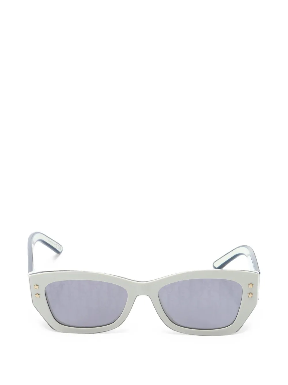 Christian Dior Pre-Owned 2010s eckige DiorPacific Sonnenbrille - Weiß