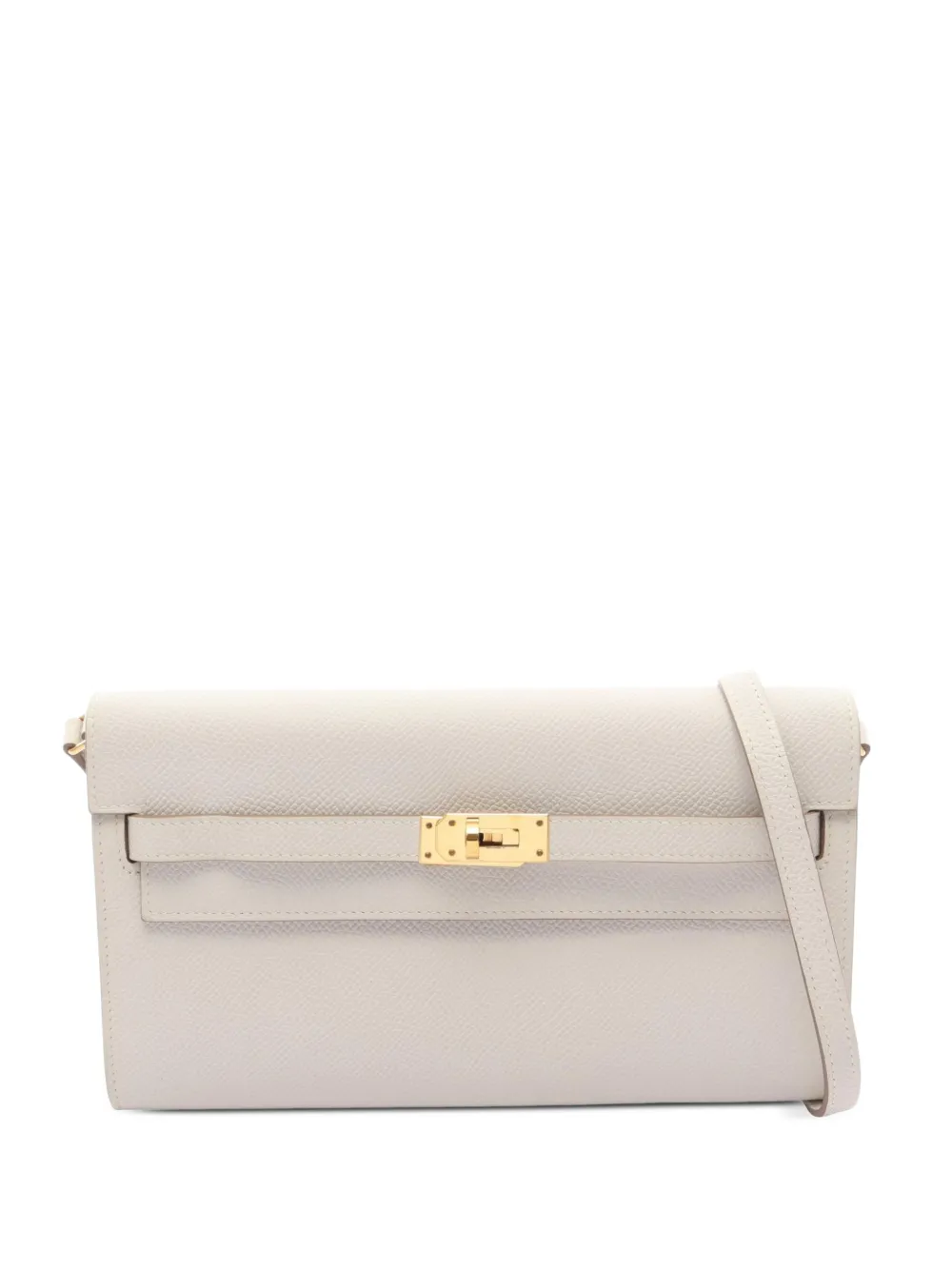 Hermès Pre-Owned 2023 Kelly Long To Go Umhängetasche - Weiß