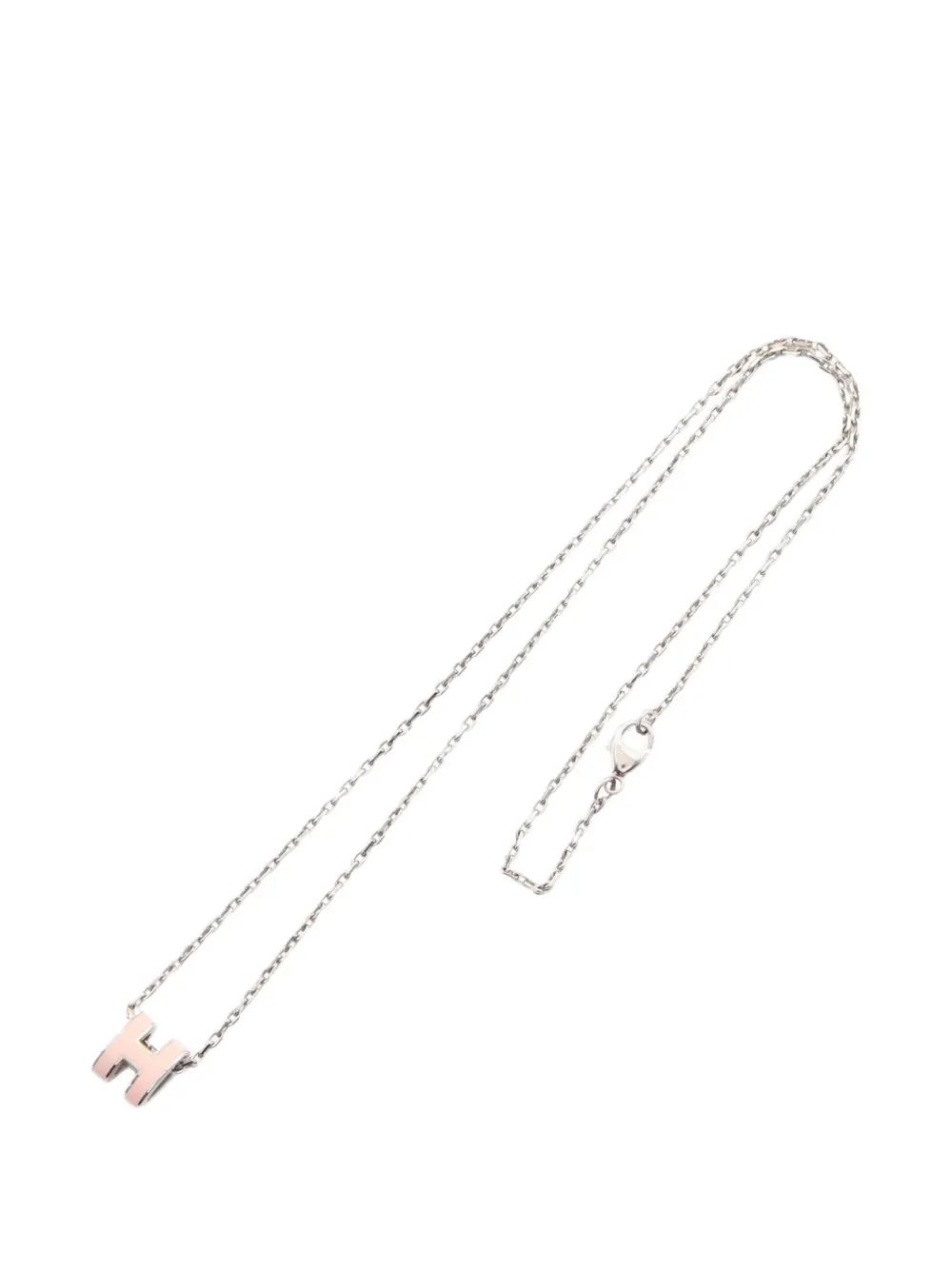 Hermès Pre-Owned 2010s mini Pop H Halskette - Silber