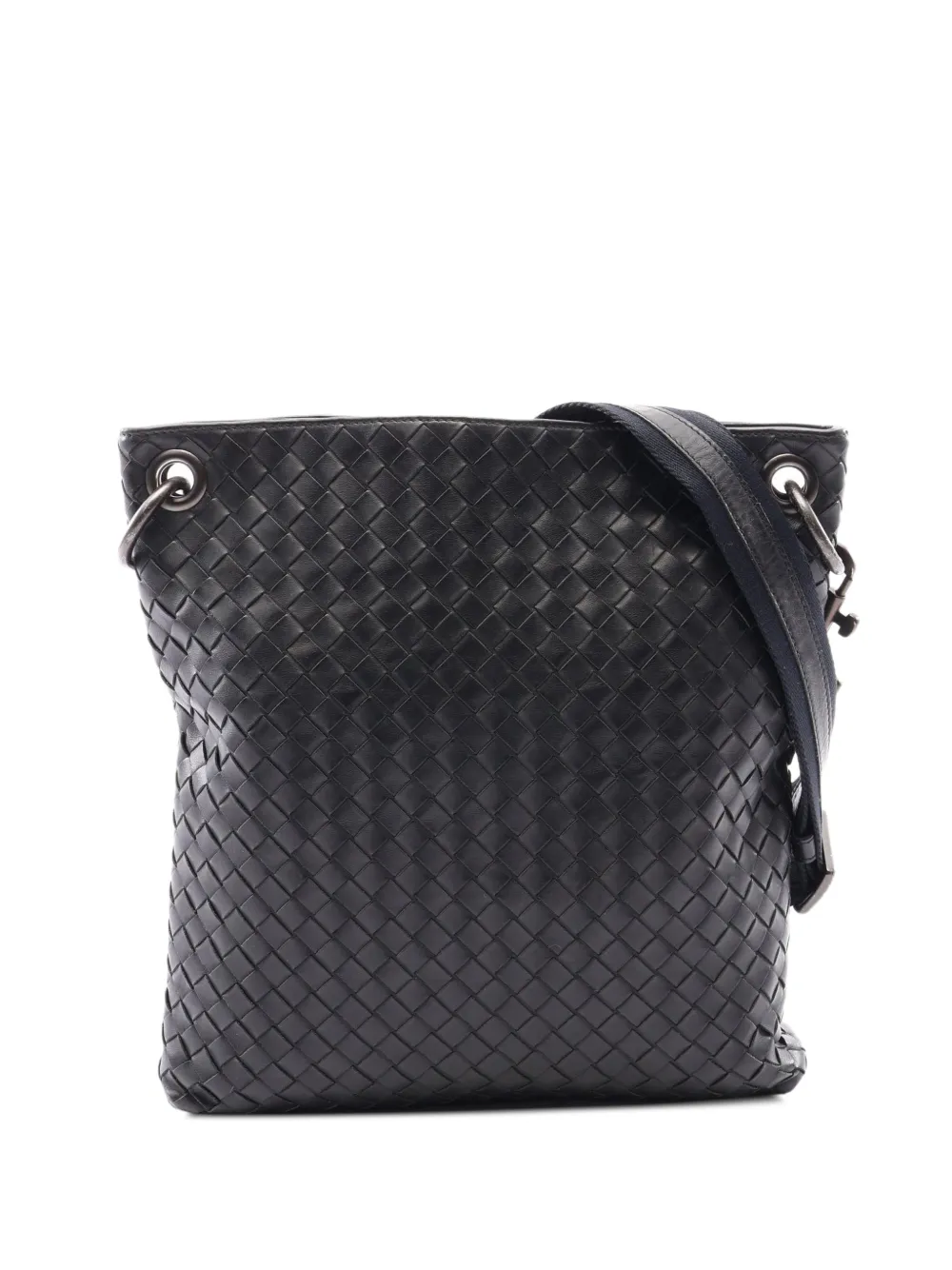 Bottega Veneta Pre-Owned 2000s Intrecciato shoulder bag - Black