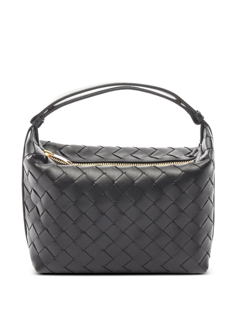 Bottega Veneta Pre-Owned 2020s mini Wallace Intrecciato Tote Bag - Schwarz