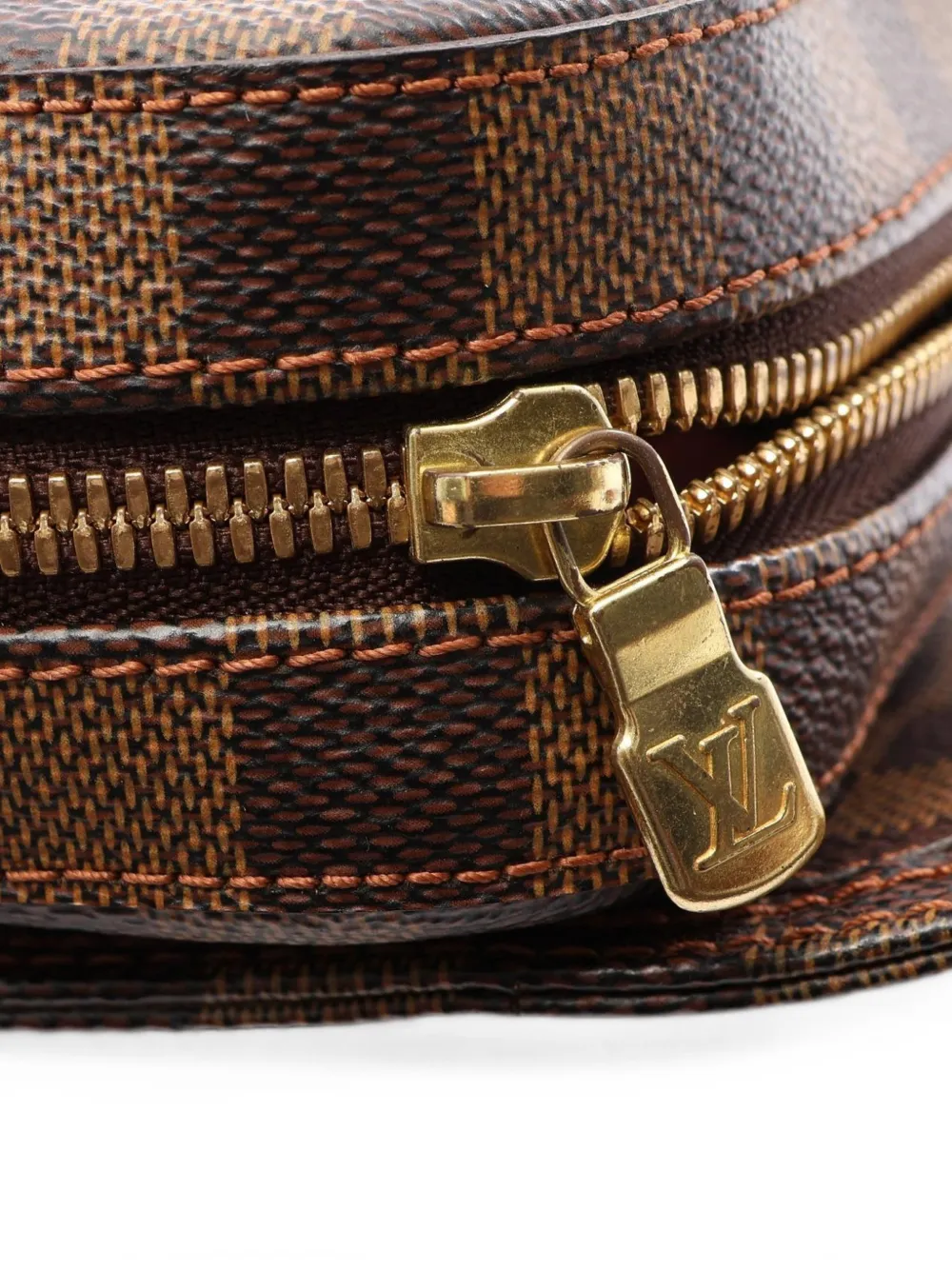 Louis Vuitton Pre-Owned 2004 Jeronimos Damier Ebene crossbodytas Bruin