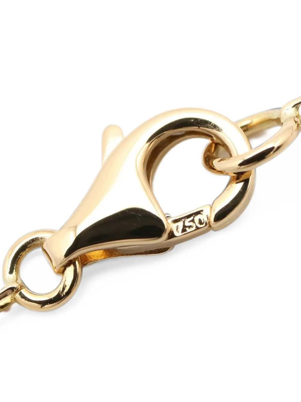 Van Cleef & Arpels Pre-owned 2010s Lucky Alhambra Butterfly Necklace in Gold, view 5