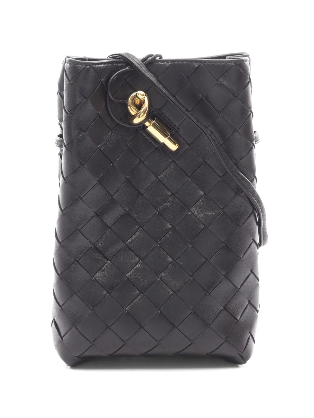Bottega Veneta Pre-Owned 2020s Intrecciato Handytasche - Schwarz