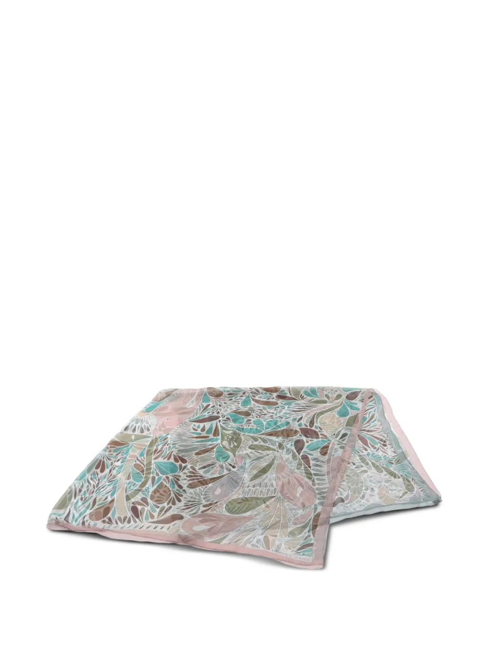 Hermès Pre-Owned 2010s Millefleurs du Mexique scarf - Verde