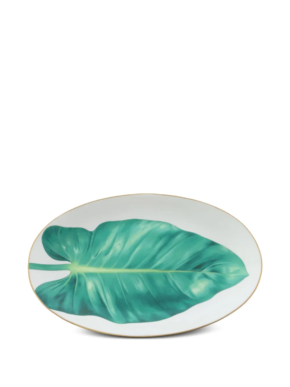 Hermès Pre-Owned assiette ovale Passifolia (années 2020) - Blanc
