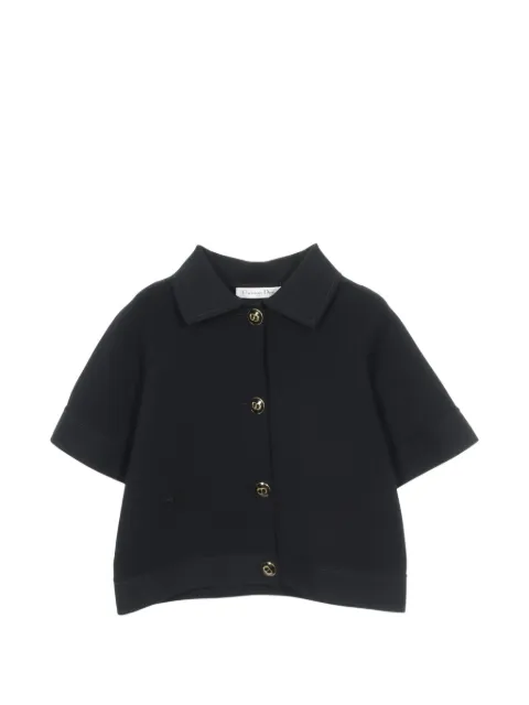 Christian Dior Pre-Owned 2010s CD logo button short-sleeve jacket