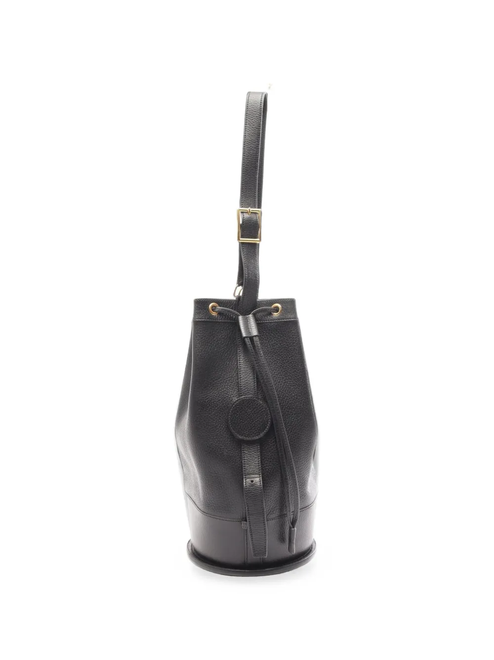 Hermès Pre-Owned 1989 Standy Courchevel bucket bag - Nero