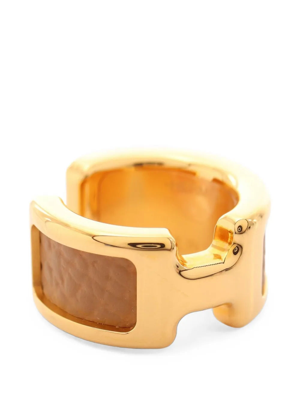 Hermès Pre-Owned 2020s Olymp PM leather ear cuff - Oro