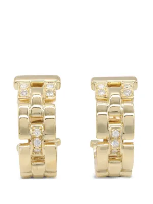 Cartier トリニティ ダイヤモンド ピアス イエローゴールド | ゴールド