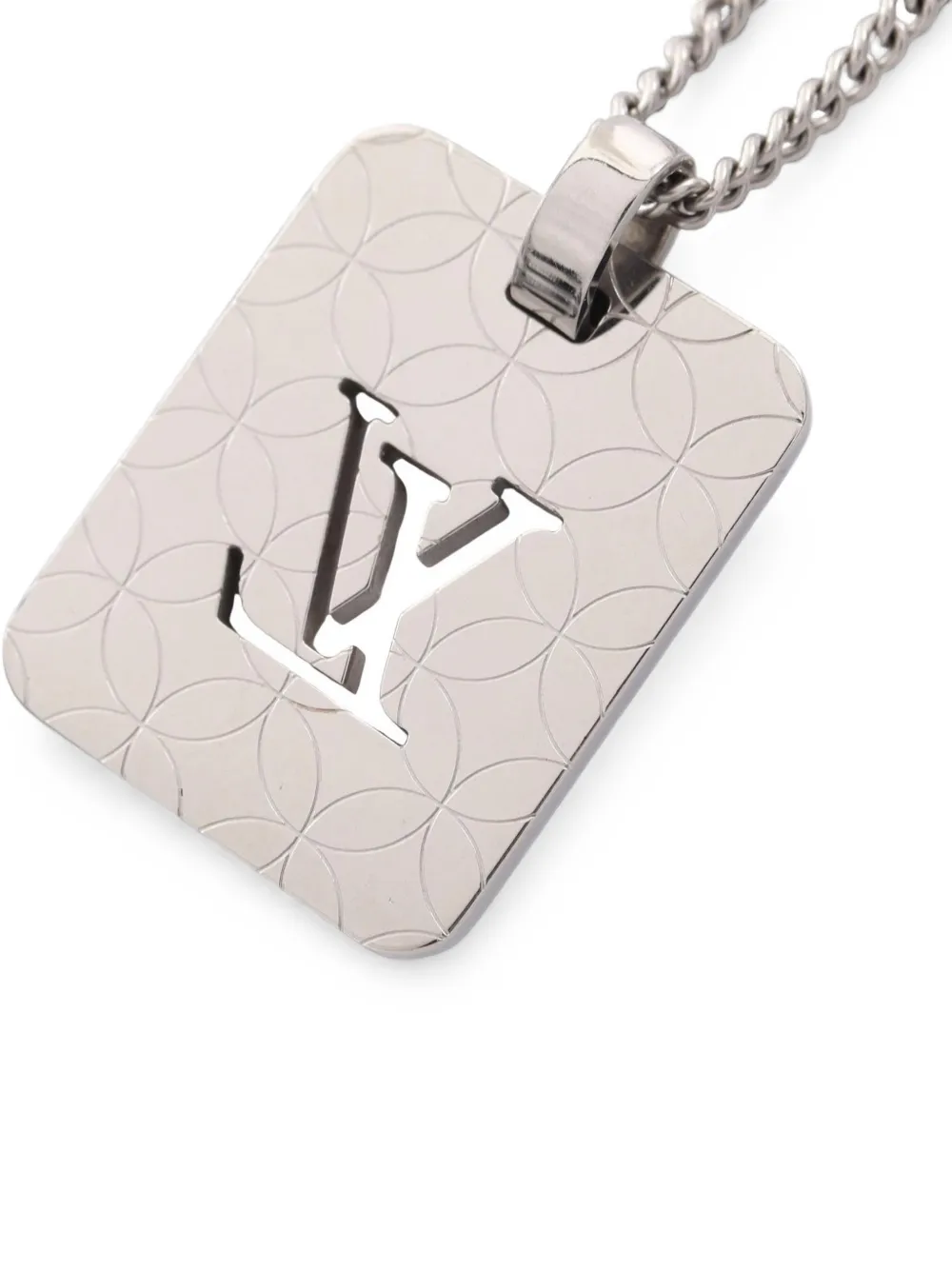Louis Vuitton Pre-owned 2010s Champs Elysees Necklace in Silver, view 3