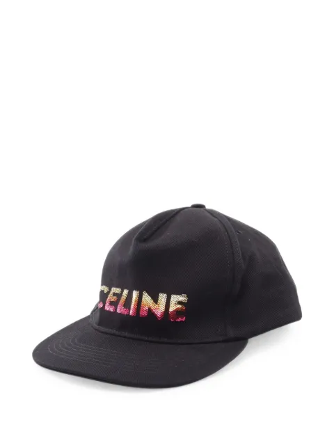 Celine Pre-Owned gorra con lentejuelas 2010