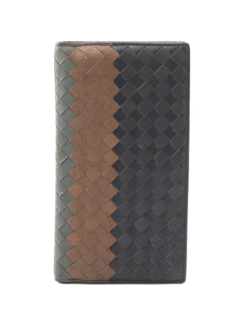 Bottega Veneta Pre-Owned cartera de tejido Intrecciato grande 2000