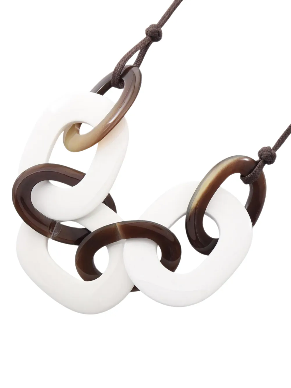 Hermès Pre-Owned 2010s Calamba necklace - Marrone