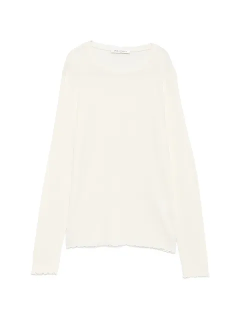 OUR LEGACY lettuce-edge ribbed sweater