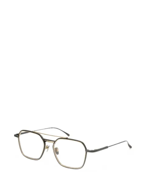 Masunaga gafas Clematis con montura geométrica