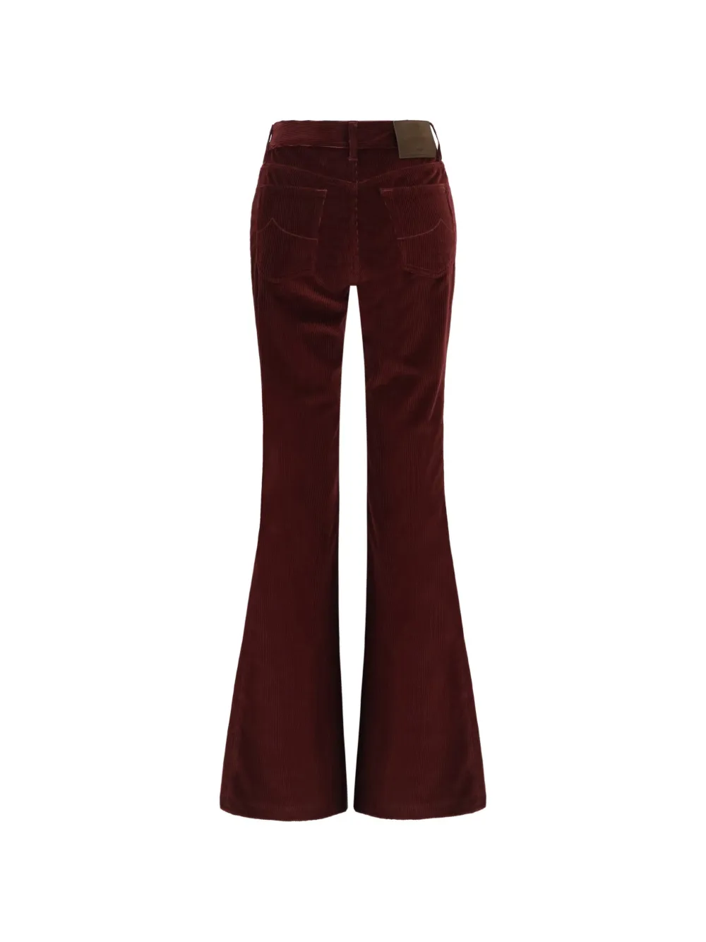 Jacob Cohën Victoria corduroy flared trousers Rood