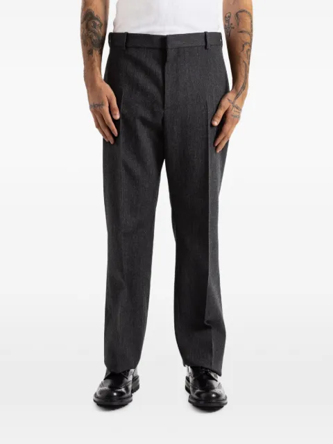 Balenciaga pressed-crease tailored trousers