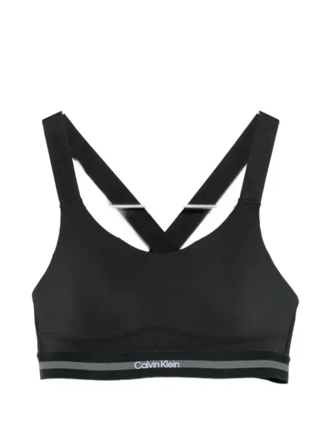 Calvin Klein logo-underband racerback sports bra