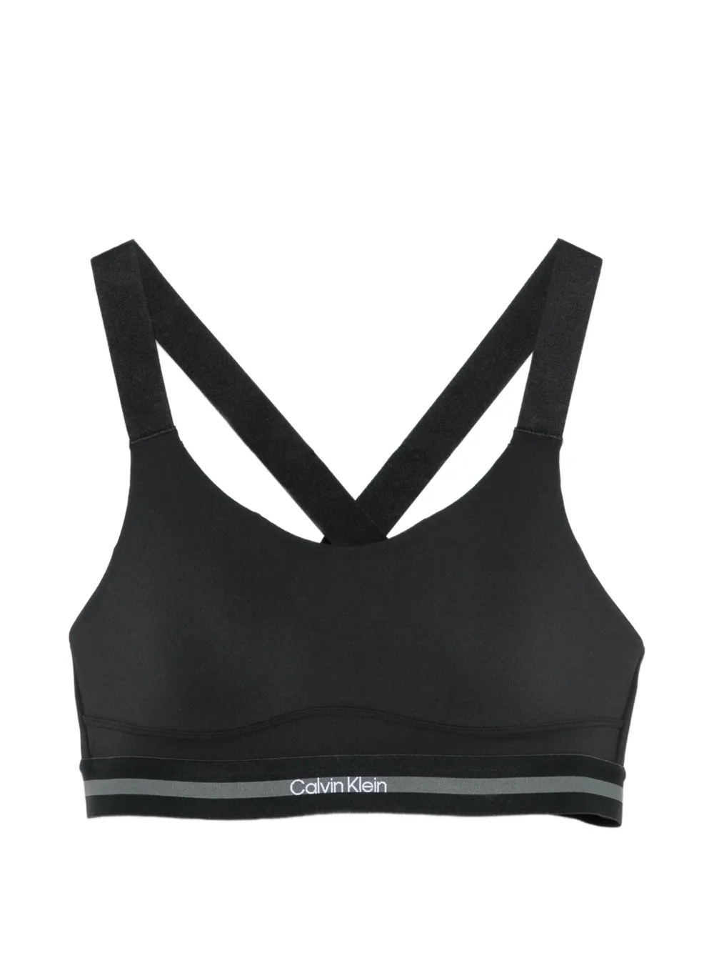 Calvin Klein logo-underband racerback sports bra
