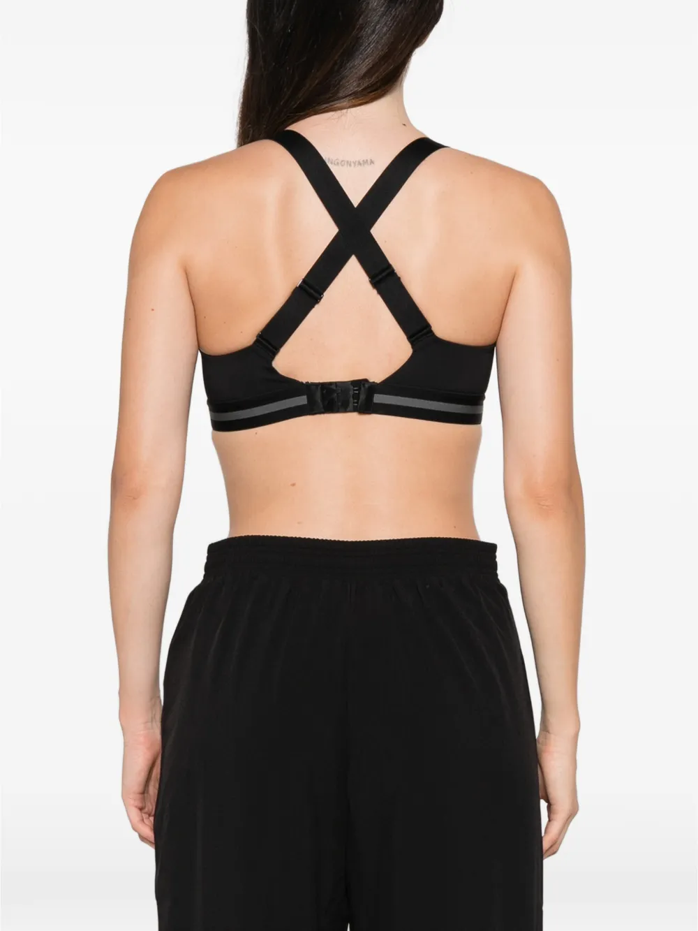 Calvin Klein Sport-bh met logo Zwart