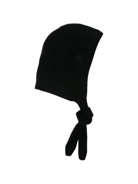 Soft Goat gorro de canalé con cierre de lazo