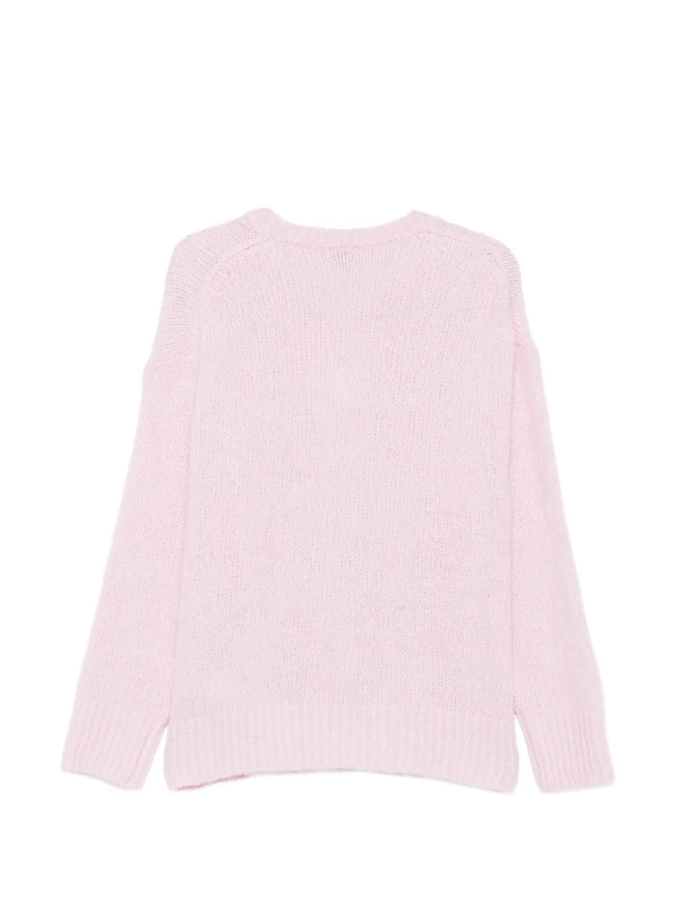 Filippa K Hairy V-neck knitted sweater Roze