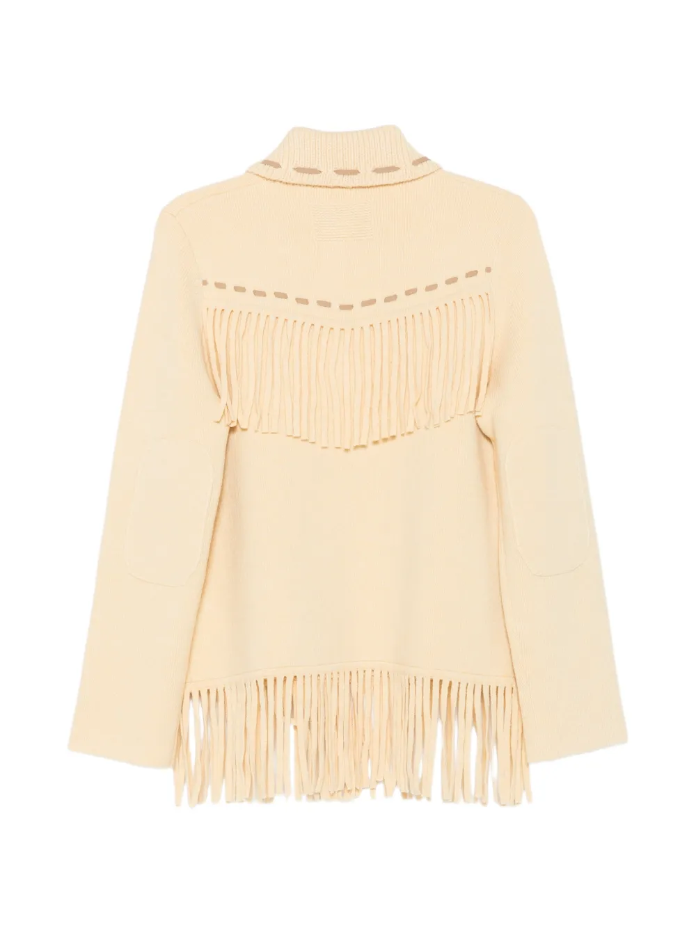 Guest In Residence Western fringe-trimmed jacket Beige