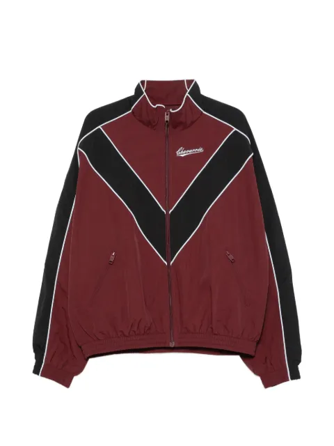Willy Chavarria Bad Boy chevron-panelled logo-embroidered jacket