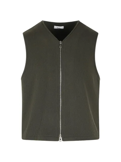 Rier zip-up wool vest