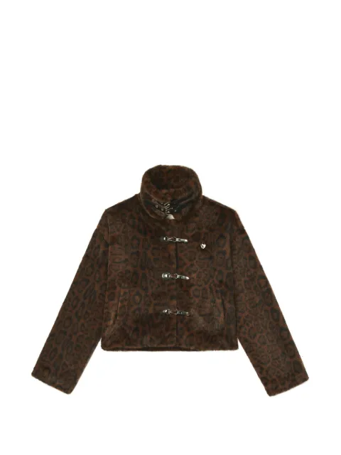 Musium Div. leopard-print faux-fur jacket