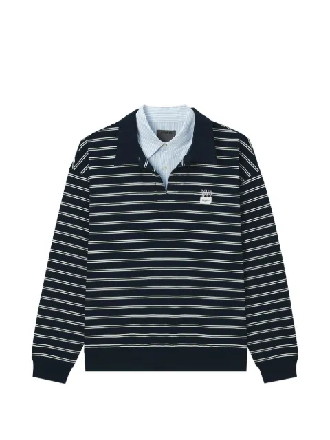 Musium Div. Gestreiftes T-Shirt im Layering-Look