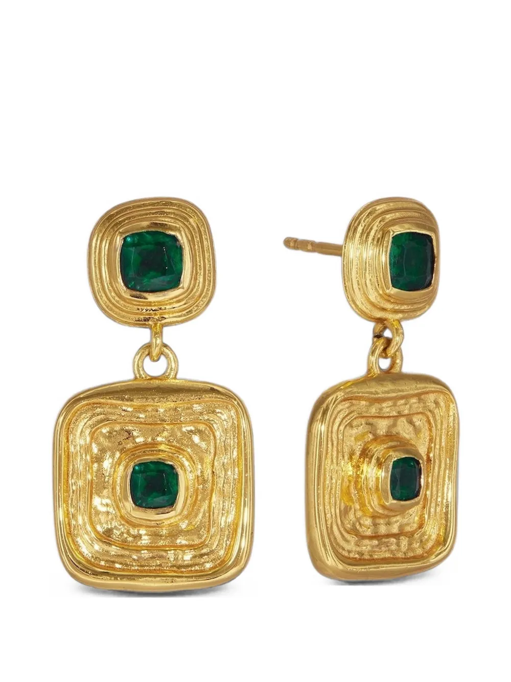 Ottoman Hands Wax Seal drop earrings