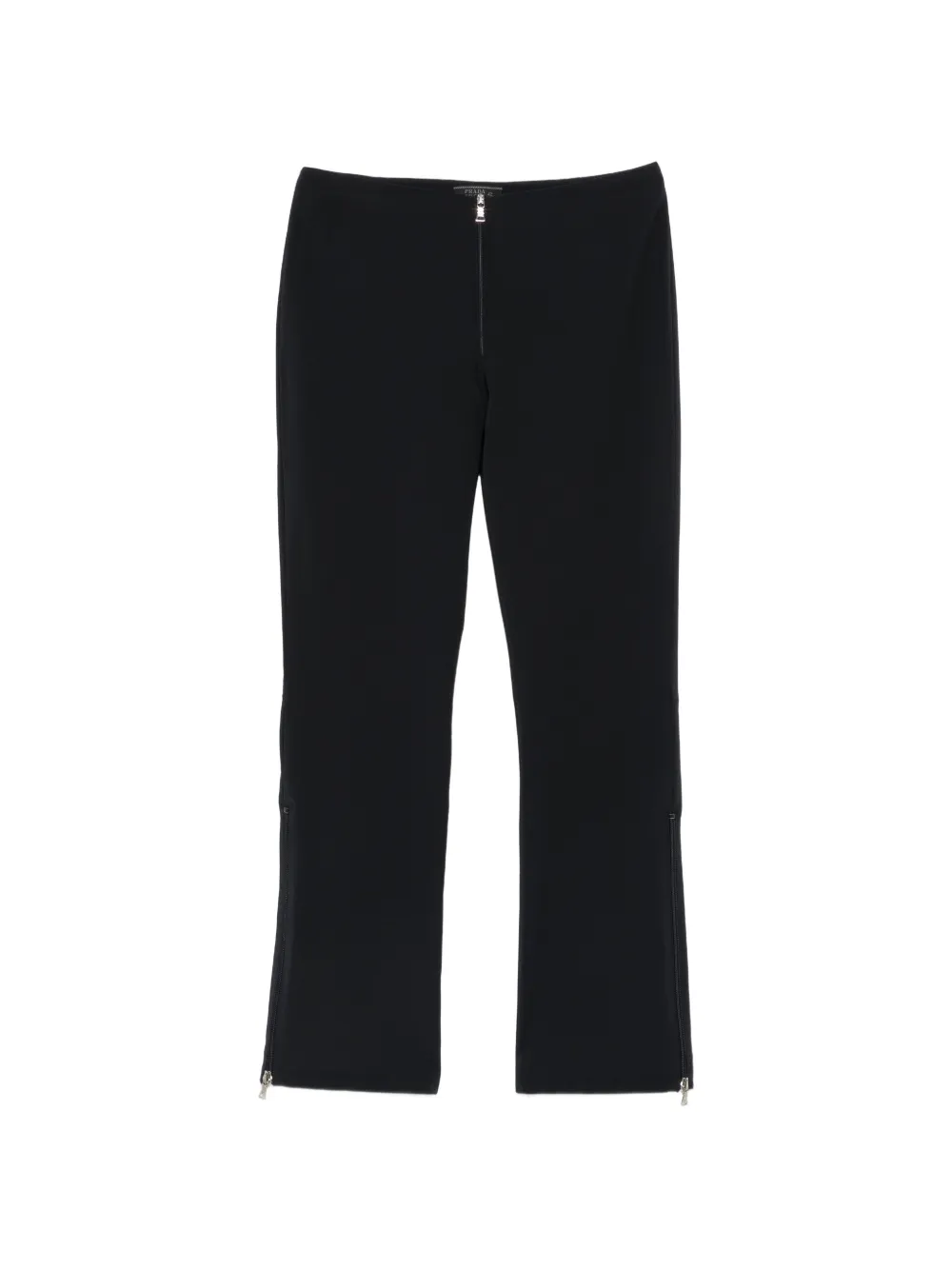 Prada Pre-Owned pantalon à détails de zips (années 2000) - Noir Prada Pre-Owned pantalon à détails de zips (années 2000) - Noir