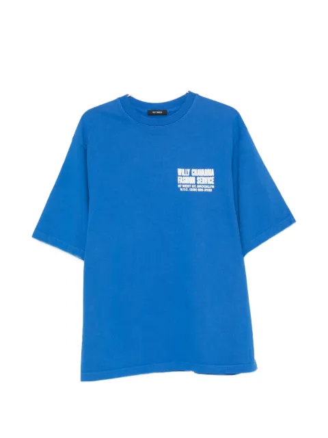 Willy Chavarria Fashion Service logo-print T-shirt