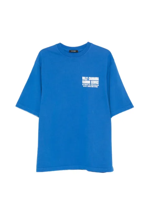 Willy Chavarria Fashion Service logo-print T-shirt