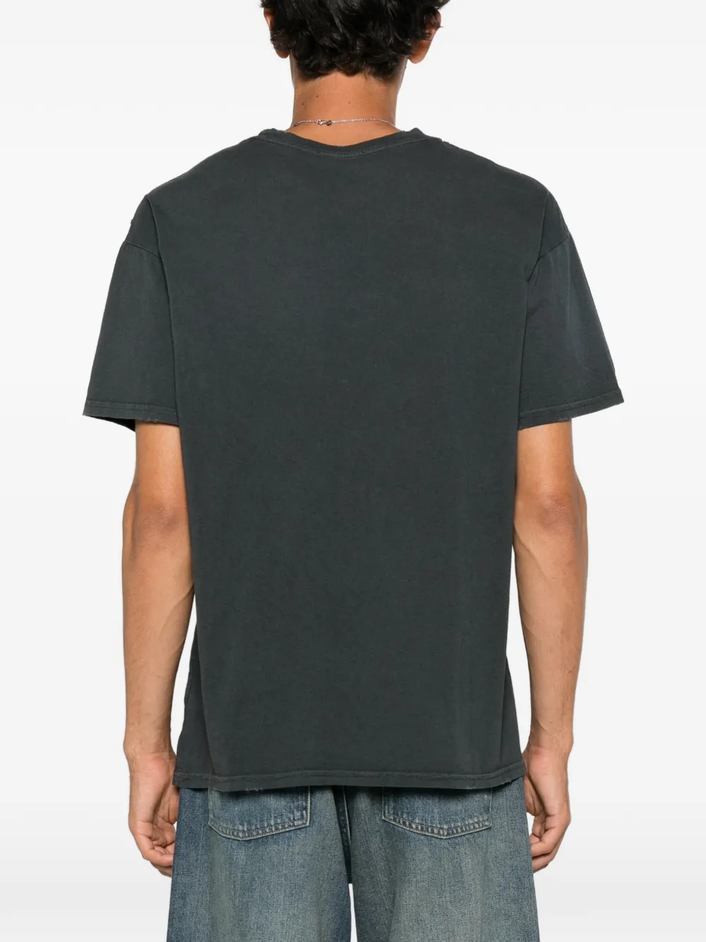 Willy Chavarria T-shirt met grafische print Grijs