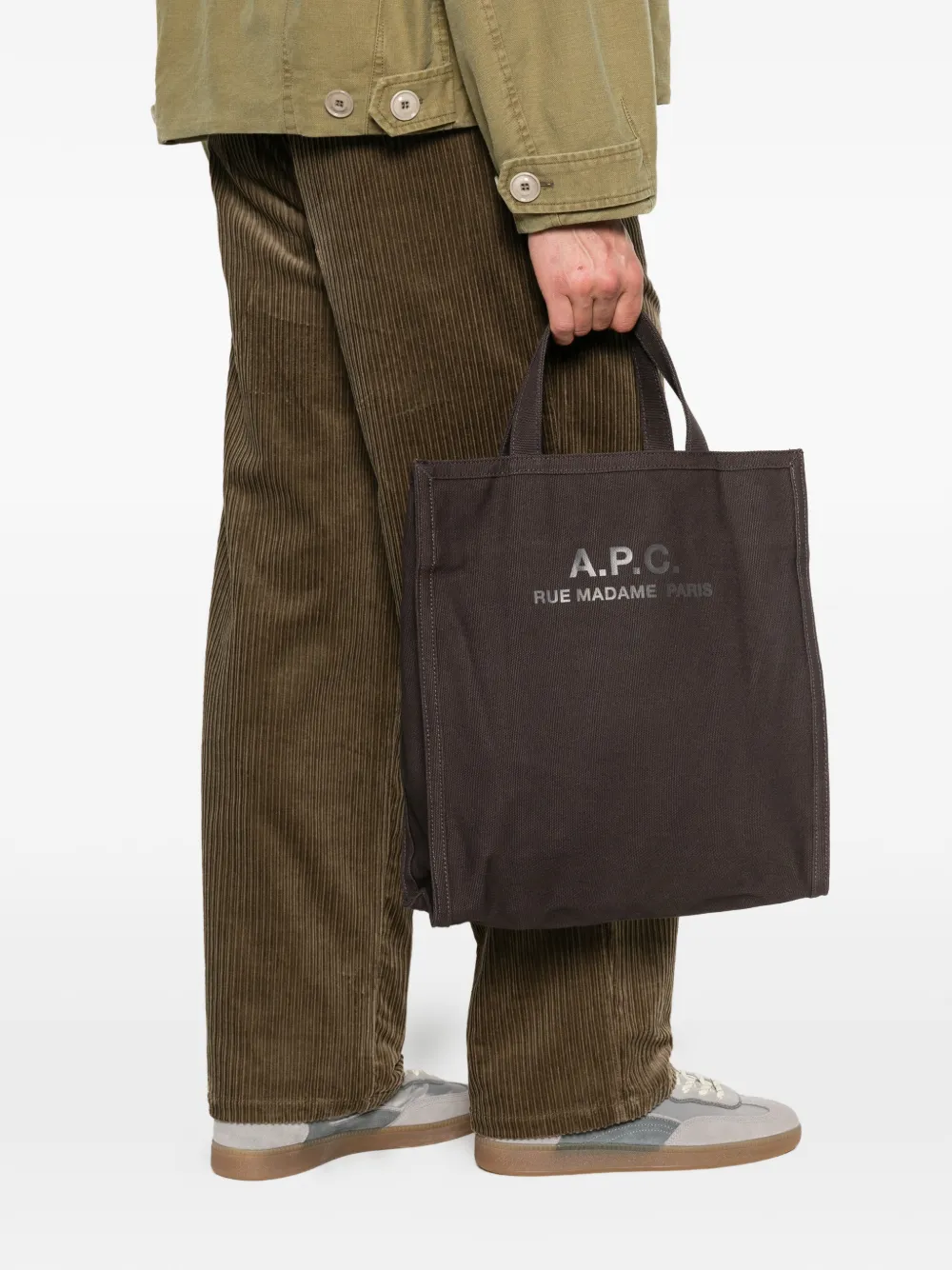 A.P.C. Récupération shopper met logo-print Bruin