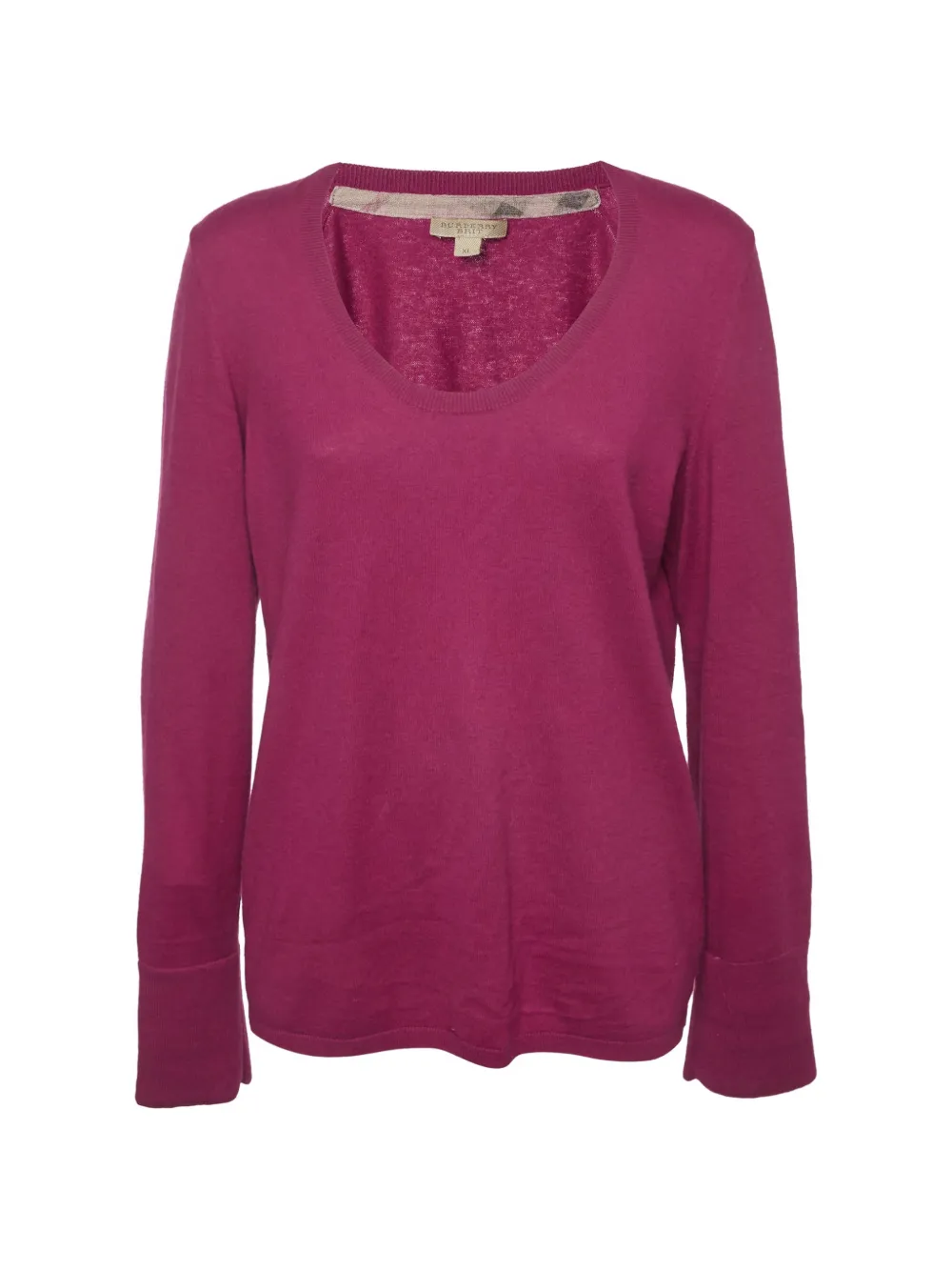 Burberry Pre-Owned Pullover mit U-Ausschnitt - Rosa