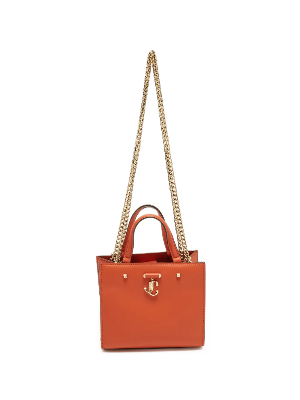 Jimmy Choo Pre-Owned petit cabas Varenne en cuir - Orange