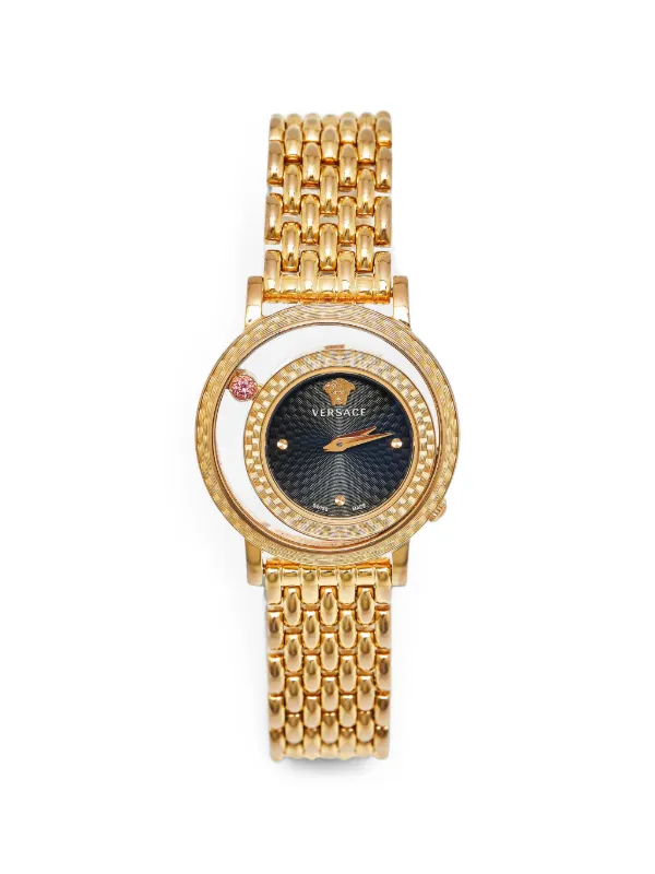 Versace Pre-owned Venus 33mm Watch in Black