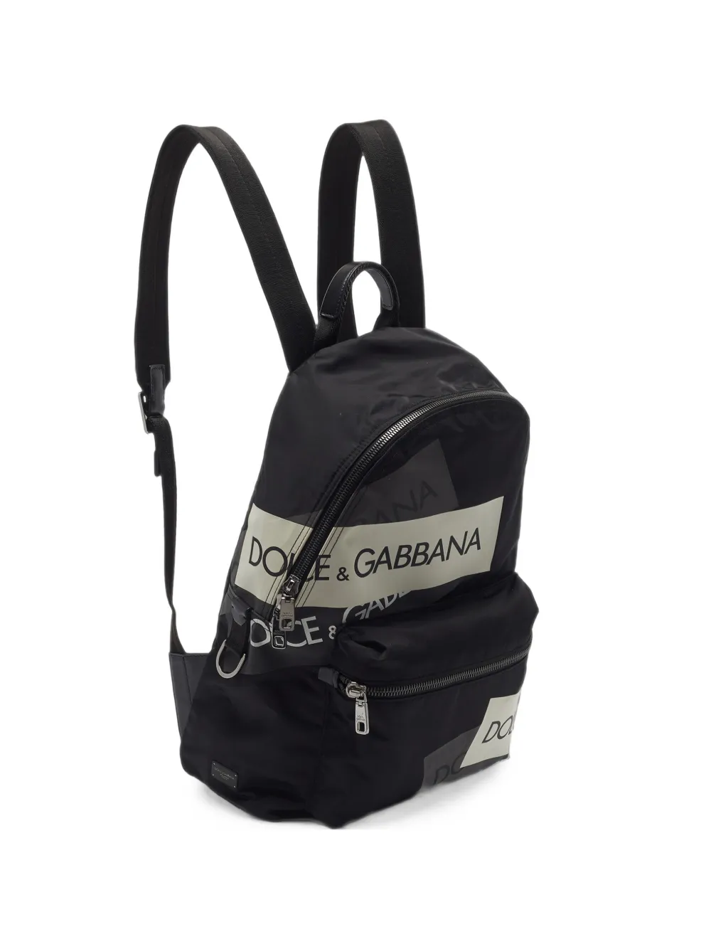 Dolce & Gabbana Pre-Owned sac à dos Volcano à logo imprimé - Noir