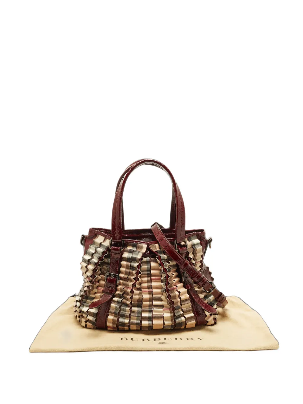 Burberry Pre-Owned cabas Lowry à volants - Tons neutres Burberry Pre-Owned cabas Lowry à volants - Tons neutres