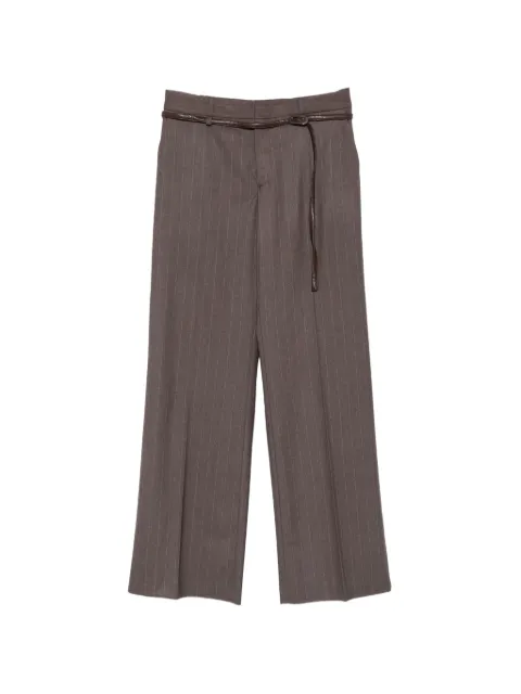 RAME pinstripe belted trousers